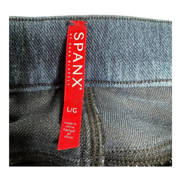 Spanx Jean-ish Ankle Leggings in Twilight. Sz: Large - Picture 4 of 8